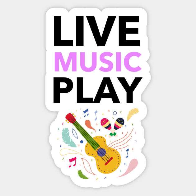 Live Music Play Sticker by Jitesh Kundra